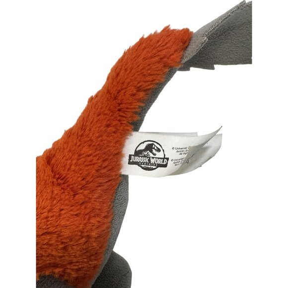 Jurassic World 9" Plush Pyroraptor Dinosaur Stuffed Plush Universal Studios - Picture 6 of 7